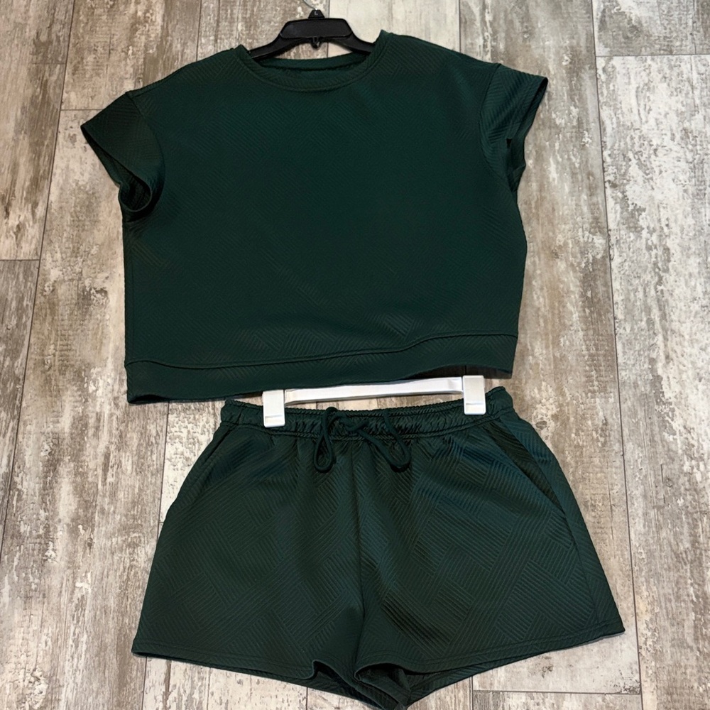 Dark Green Two-Piece set